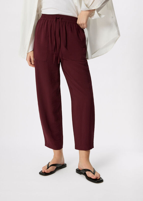 Fig Tie Waist Trouser