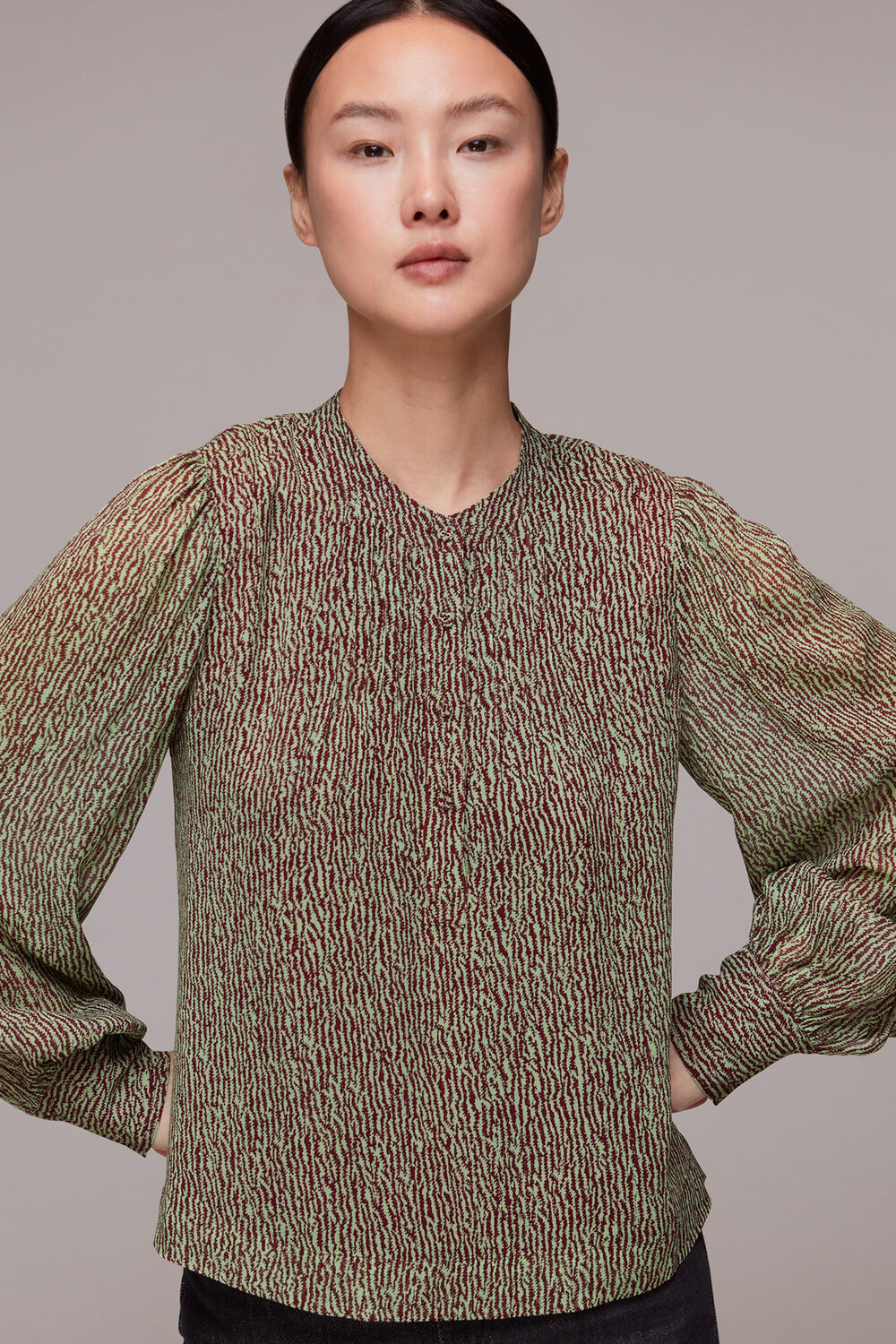Charlotte Maze Print Blouse