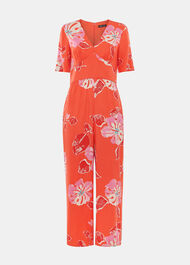 Hibiscus Print Aimee Jumpsuit