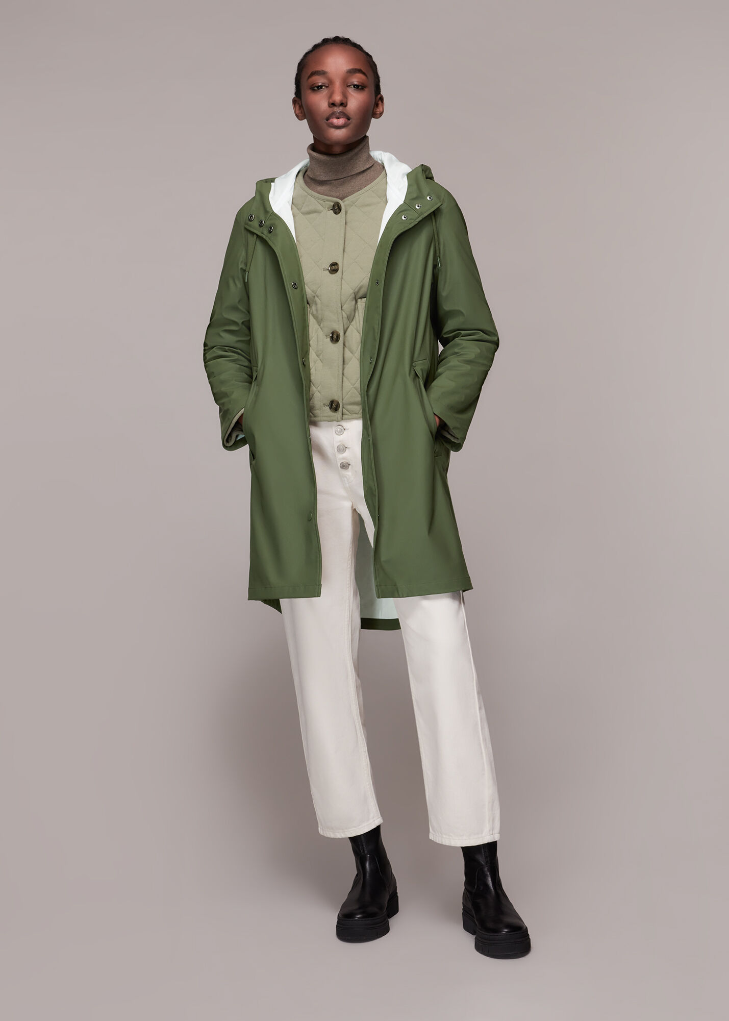 Rains 2025 khaki jacket