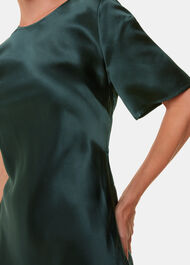 Avery Satin Twist Dress