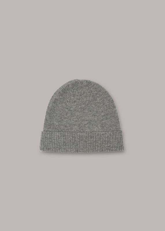 Grey Cashmere Hat