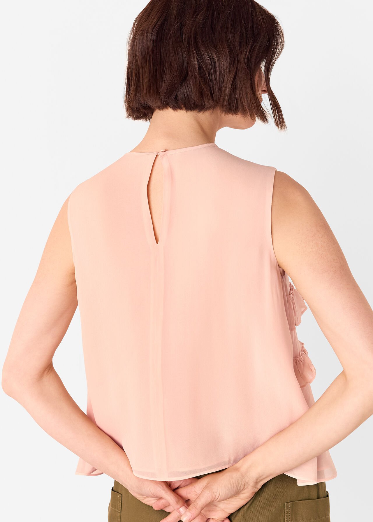 Frill Sleeveless Top