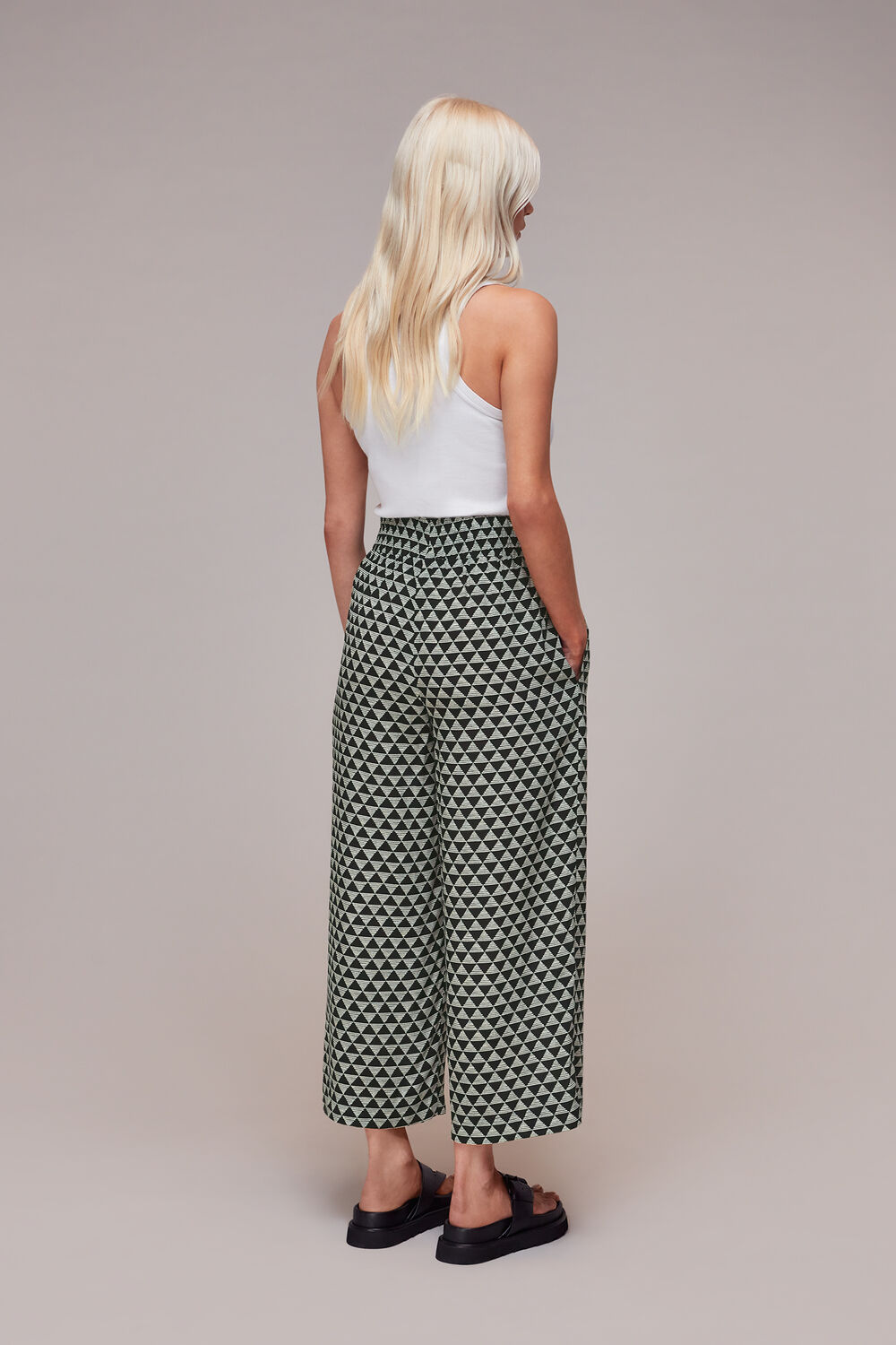 Triangle Checkerboard Trouser