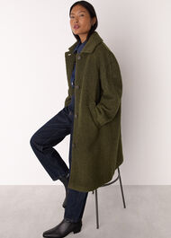 Petite Romy Boucle Coat