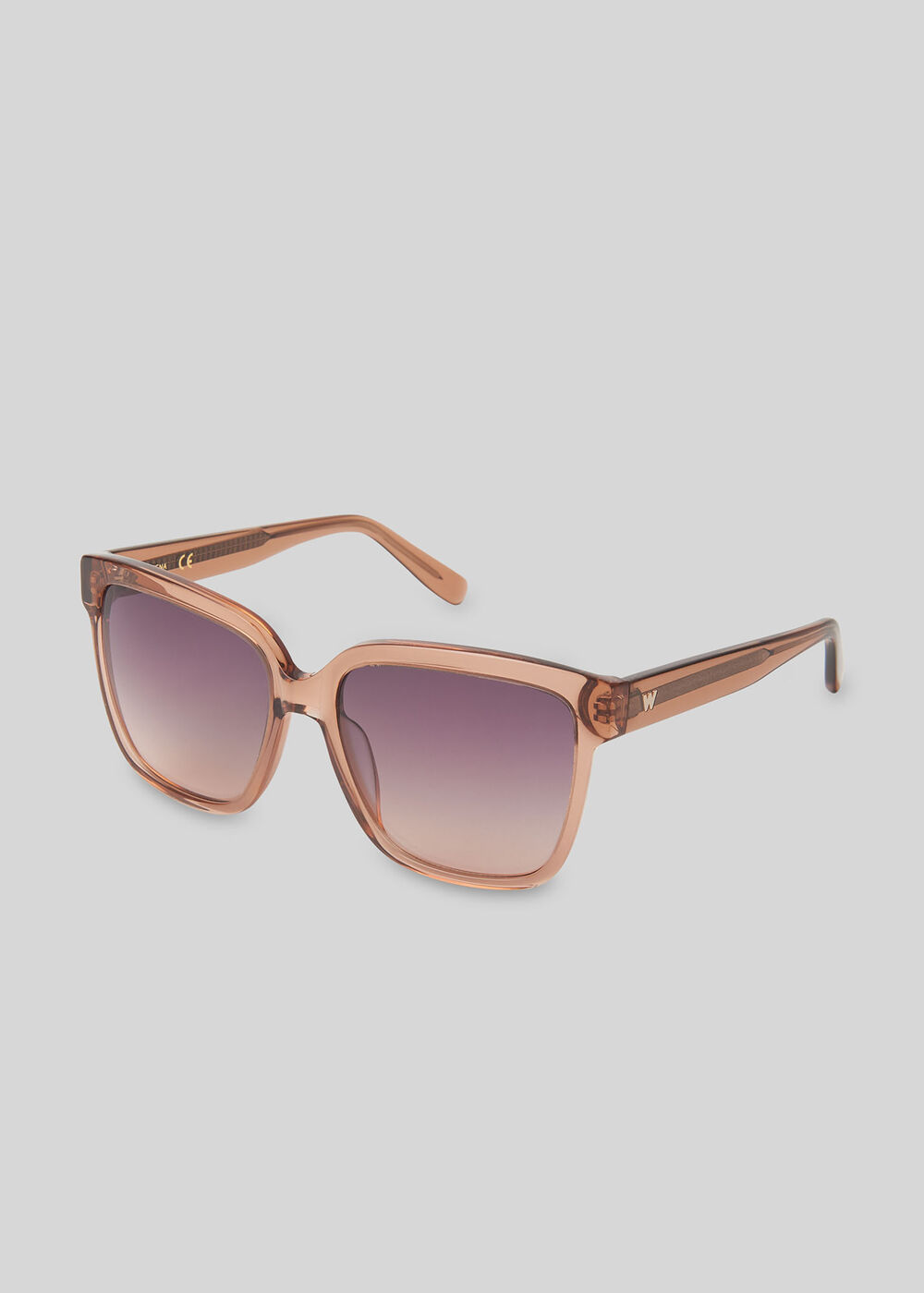 Zena Square Frame Sunglasses Pink