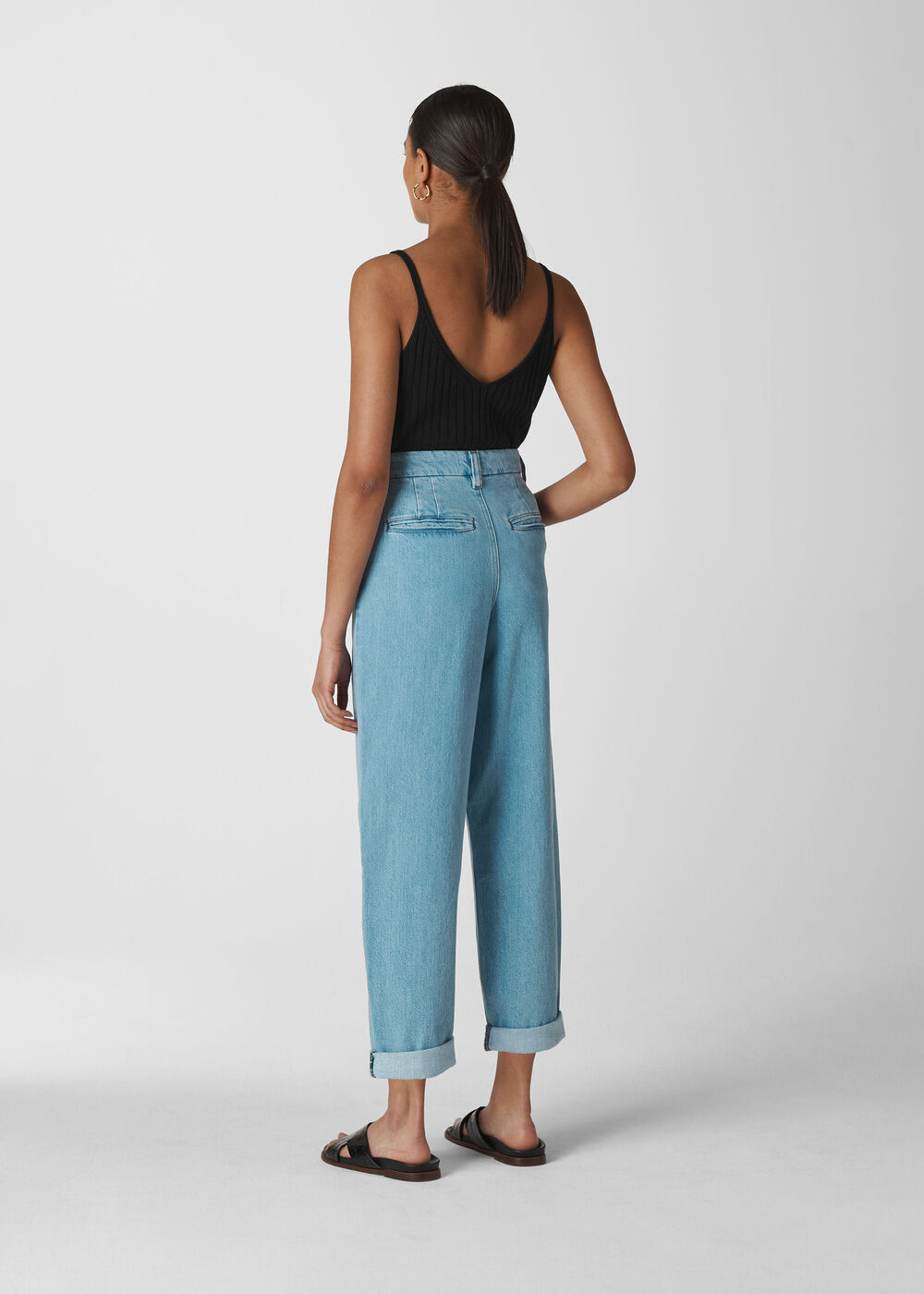 Rib Detail Knit Cami