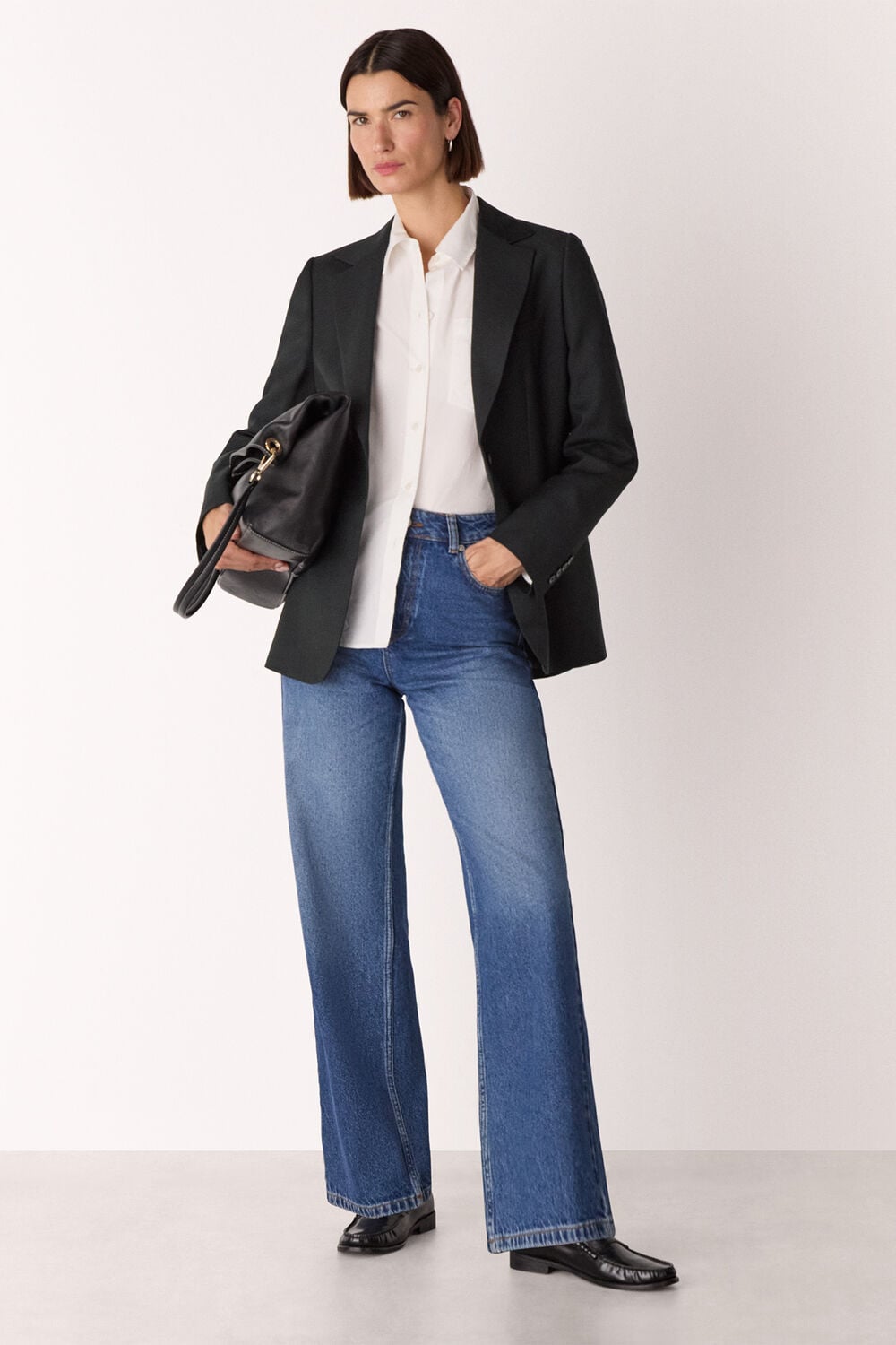 Single Breasted Wool Blazer