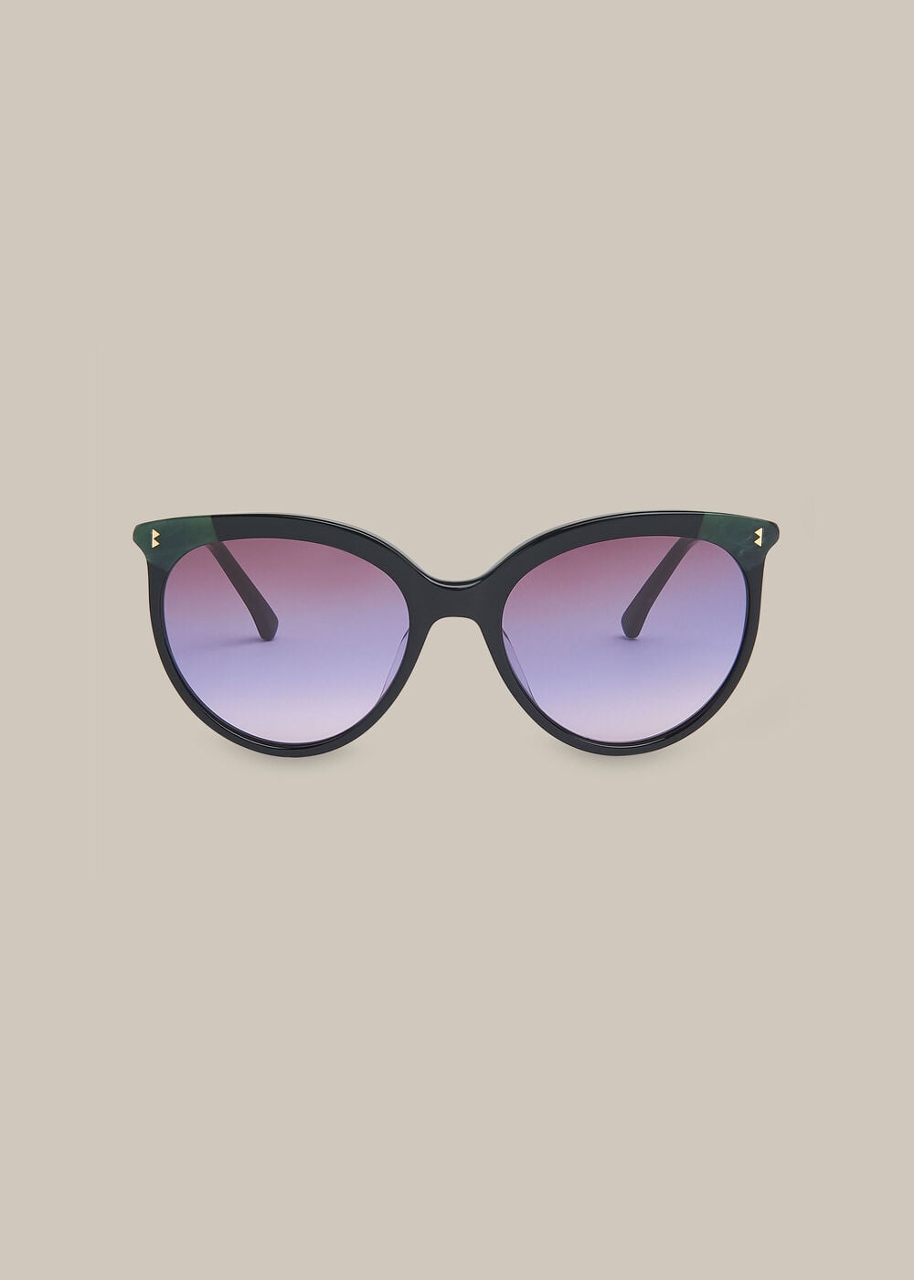 Black Maya Cat Eye Sunglasses