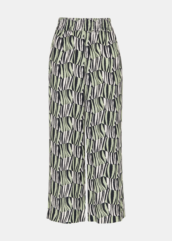 Multicolour Checkerboard Tiger Pants 