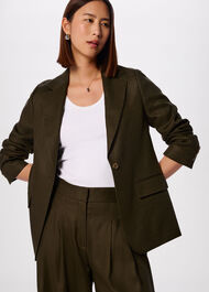 Relaxed Hopsack Blazer