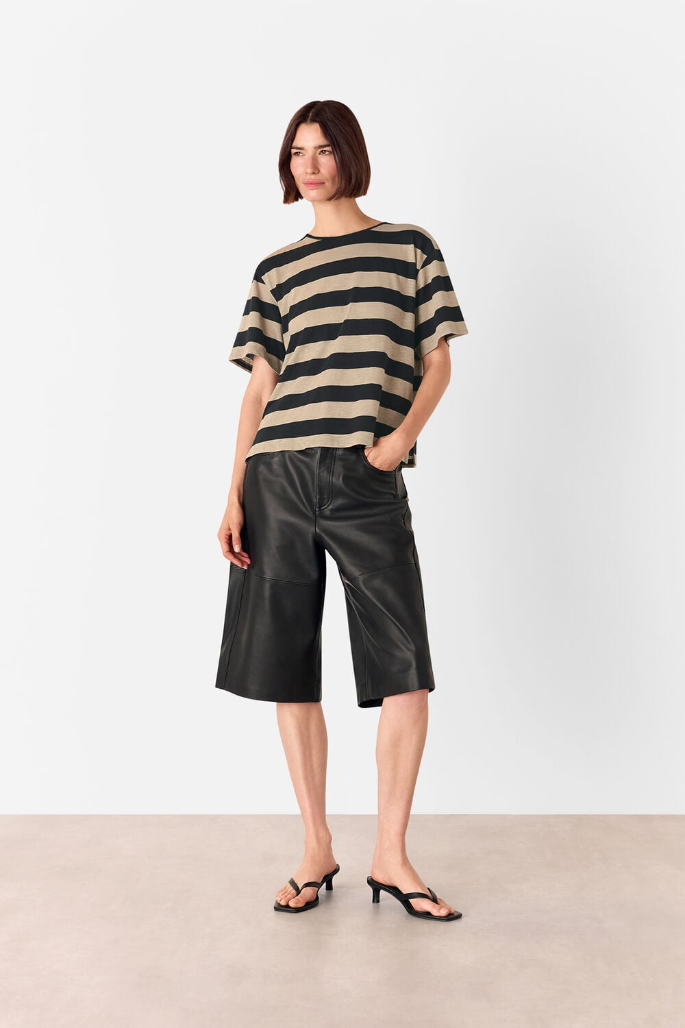 Wide Stripe Tee