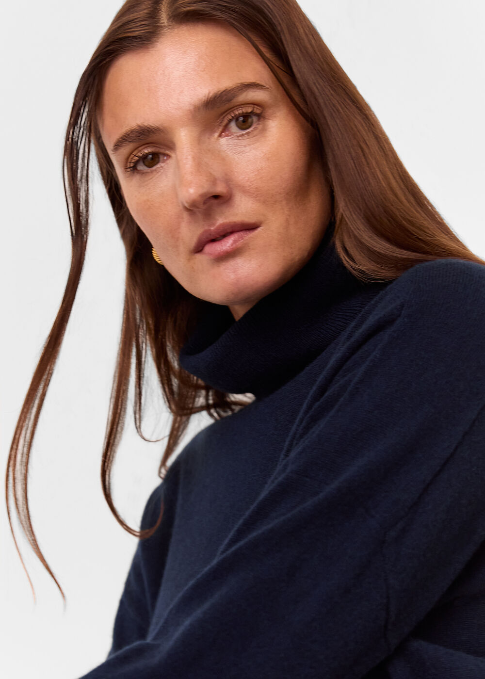 Cashmere Roll Neck Jumper