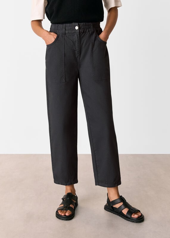 Black Tessa Casual Pants 