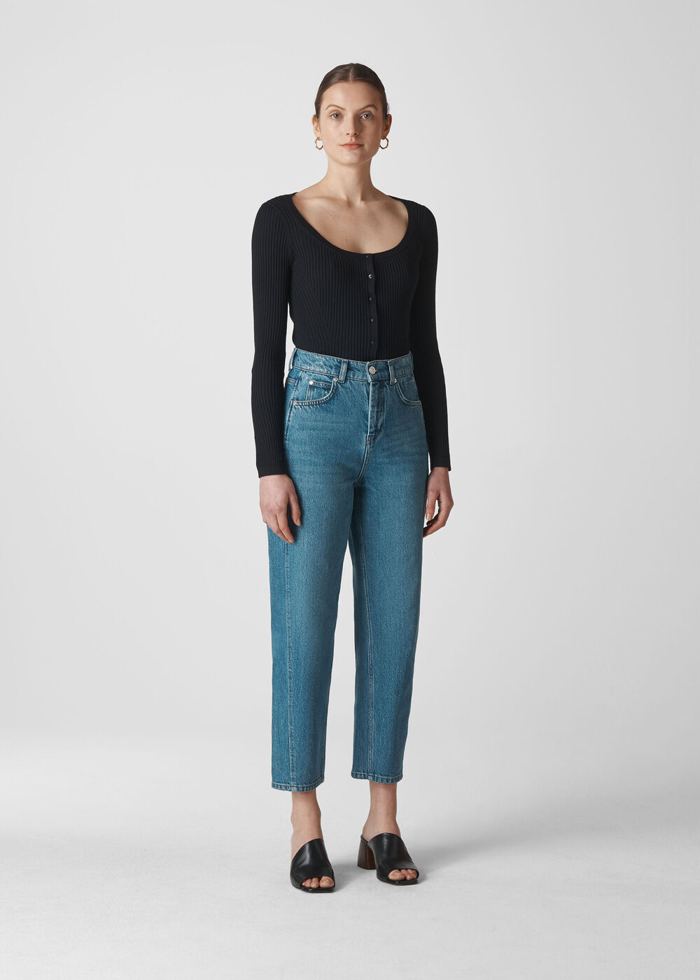 Skinny Rib Cardigan