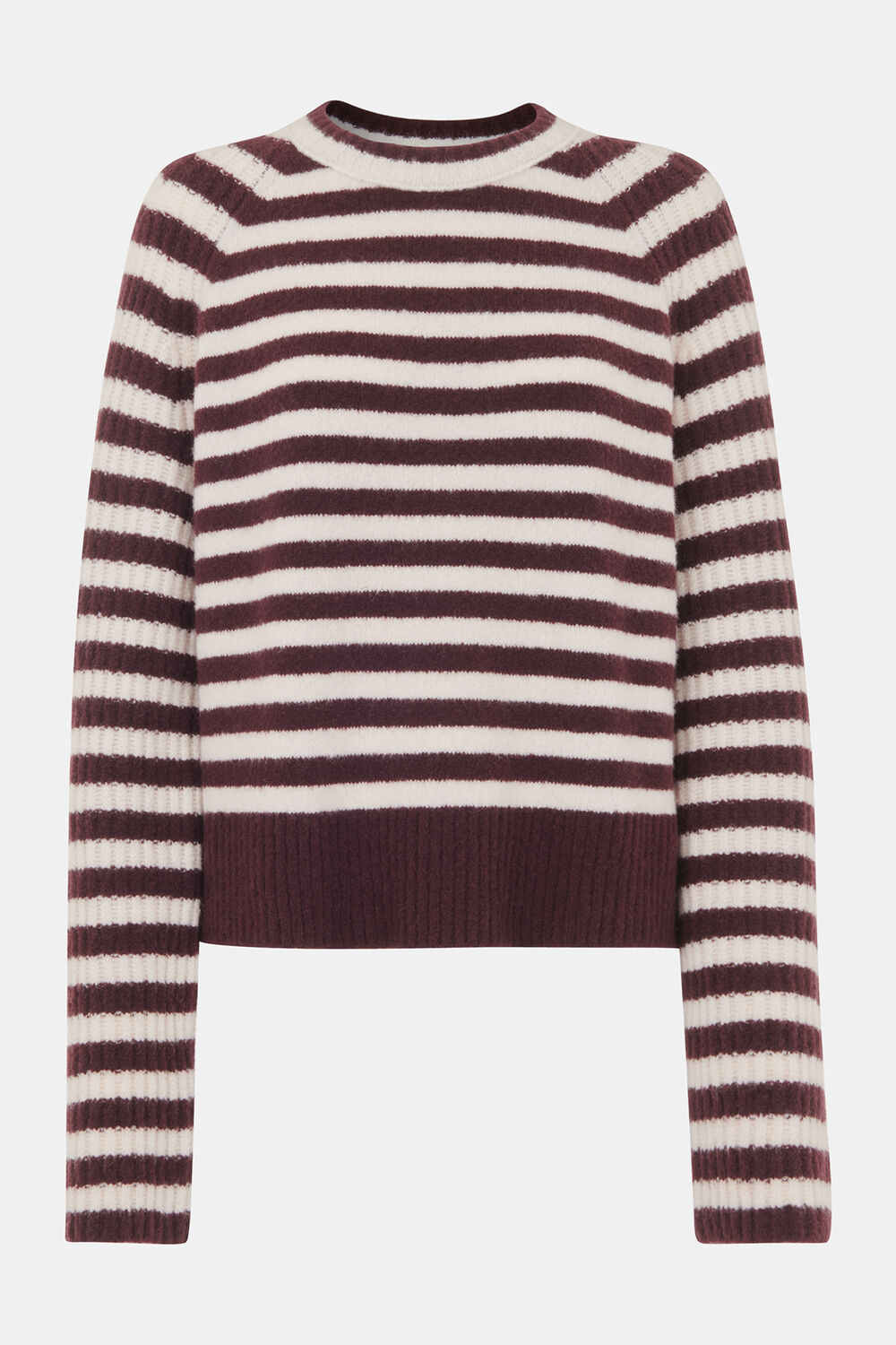 Wool Mix Stripe Crew