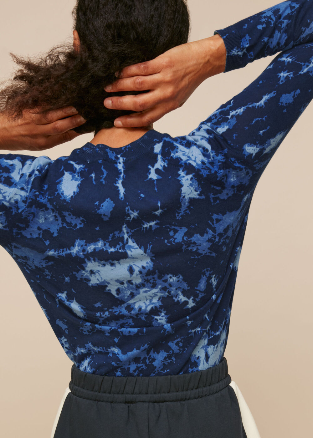 Tie Dye Printed Crew Neck