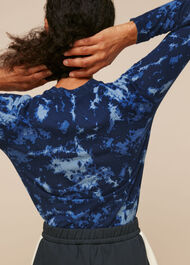 Tie Dye Printed Crew Neck
