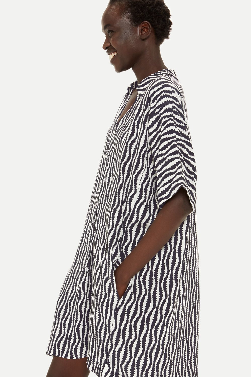 Melanie Optical Rope Dress