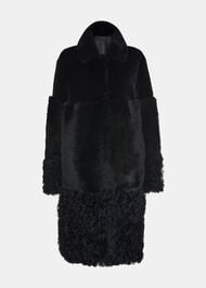 Cossma Shearling Longline Coat