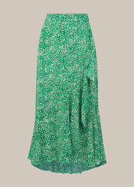 Blot Animal Frill Skirt