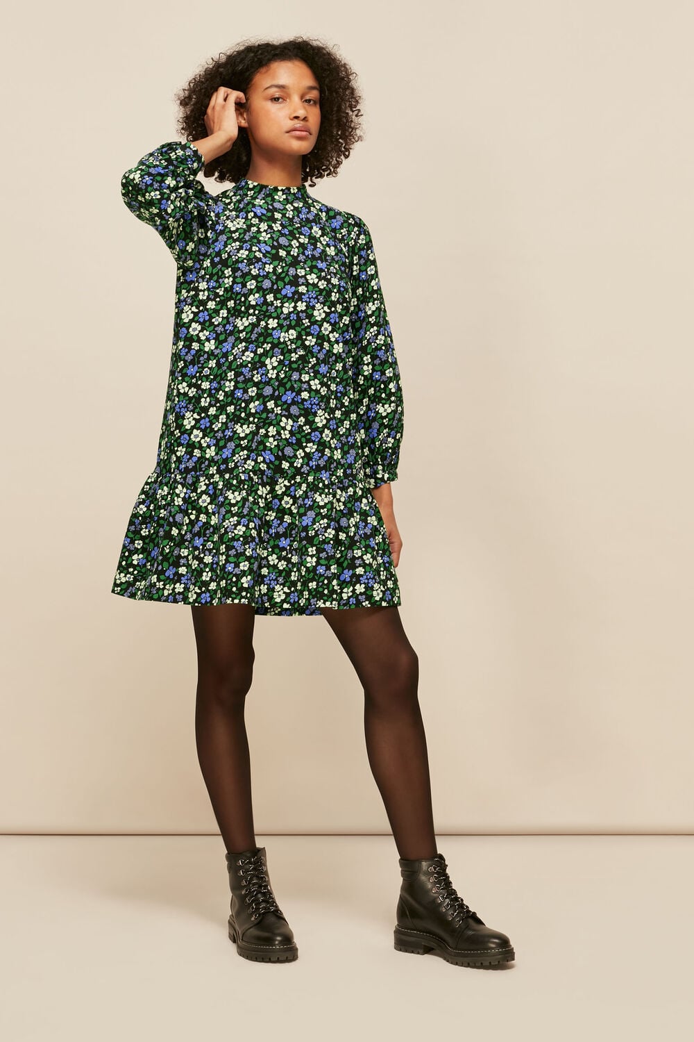 Floral Baby Cord Dress