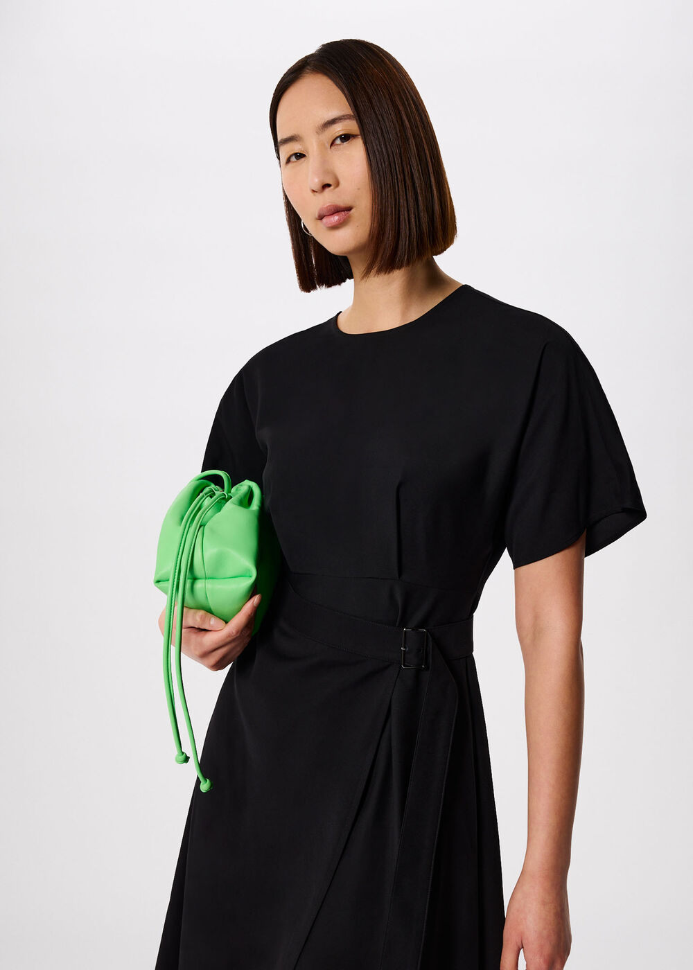 Asymmetric Open Back Dress