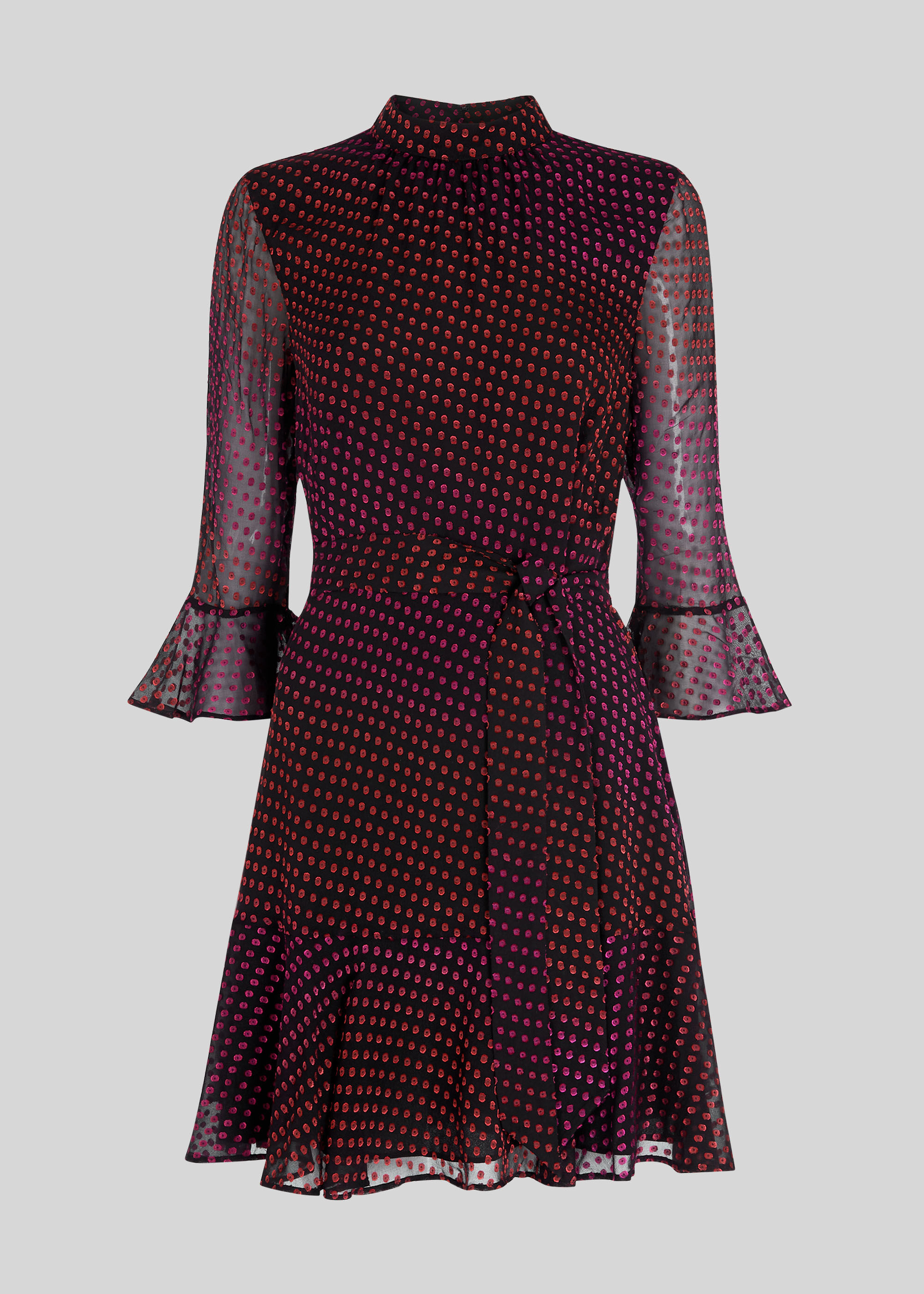 Pink/Multi Gianna Ombre Dobby Dress