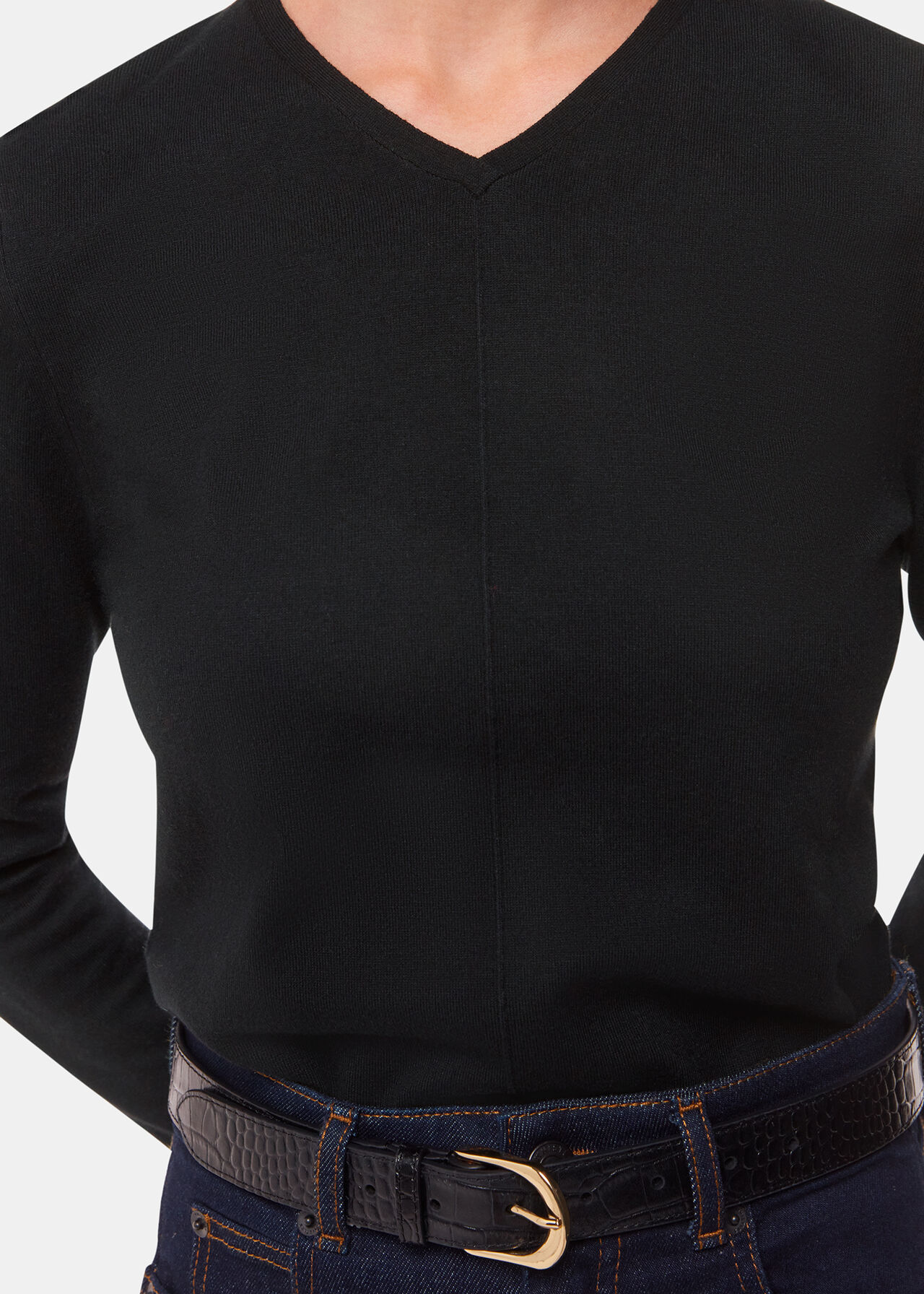Mila V Neck Knit