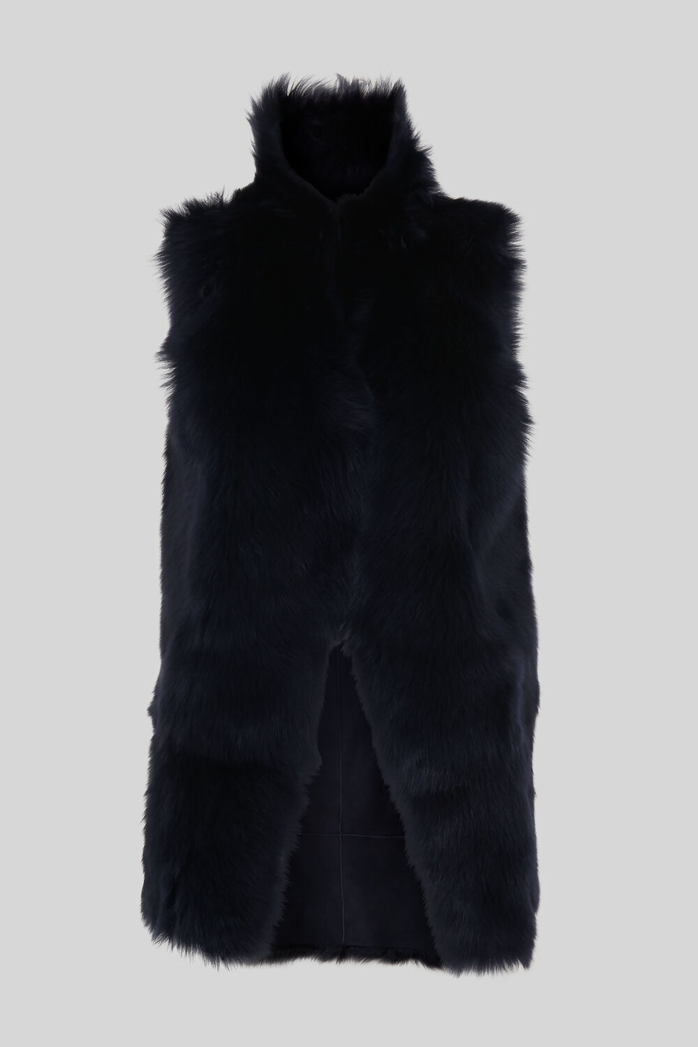 Longline Sheepskin Gilet