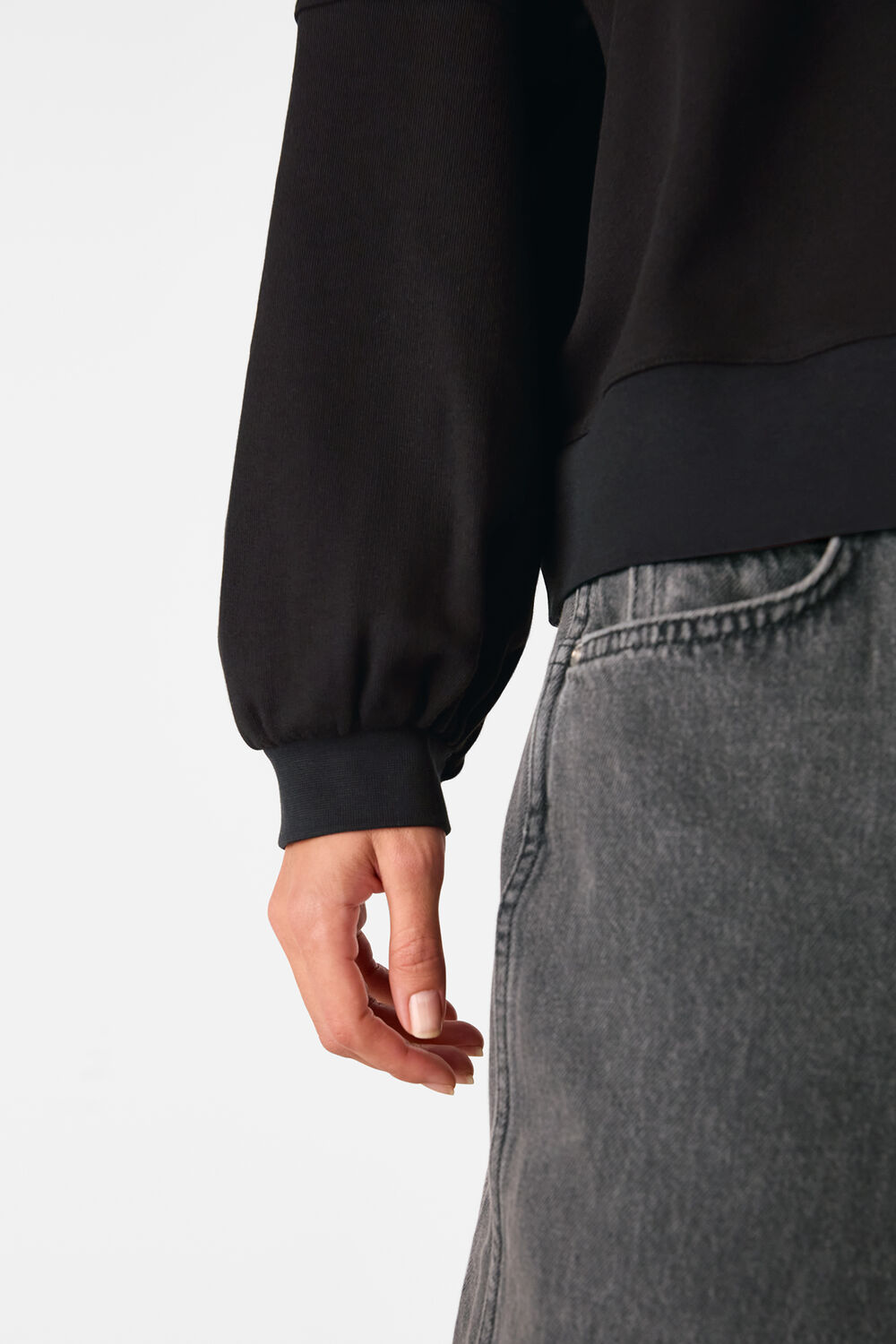 Gathered Full Sleeve Sweat