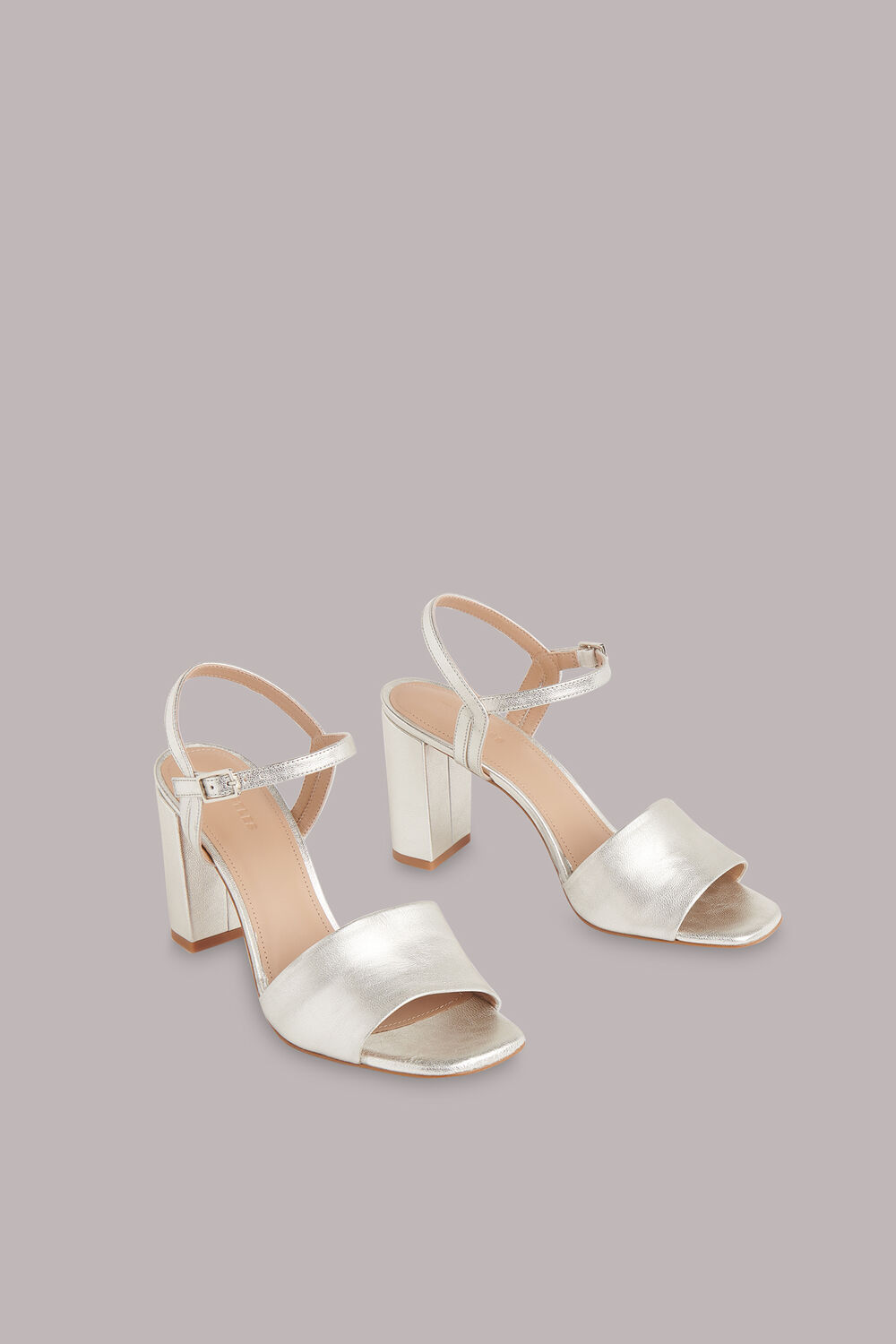 Lilley High Block Heel Sandal