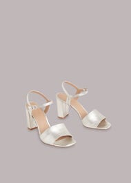Lilley High Block Heel Sandal