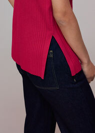 High Neck Rib Tunic