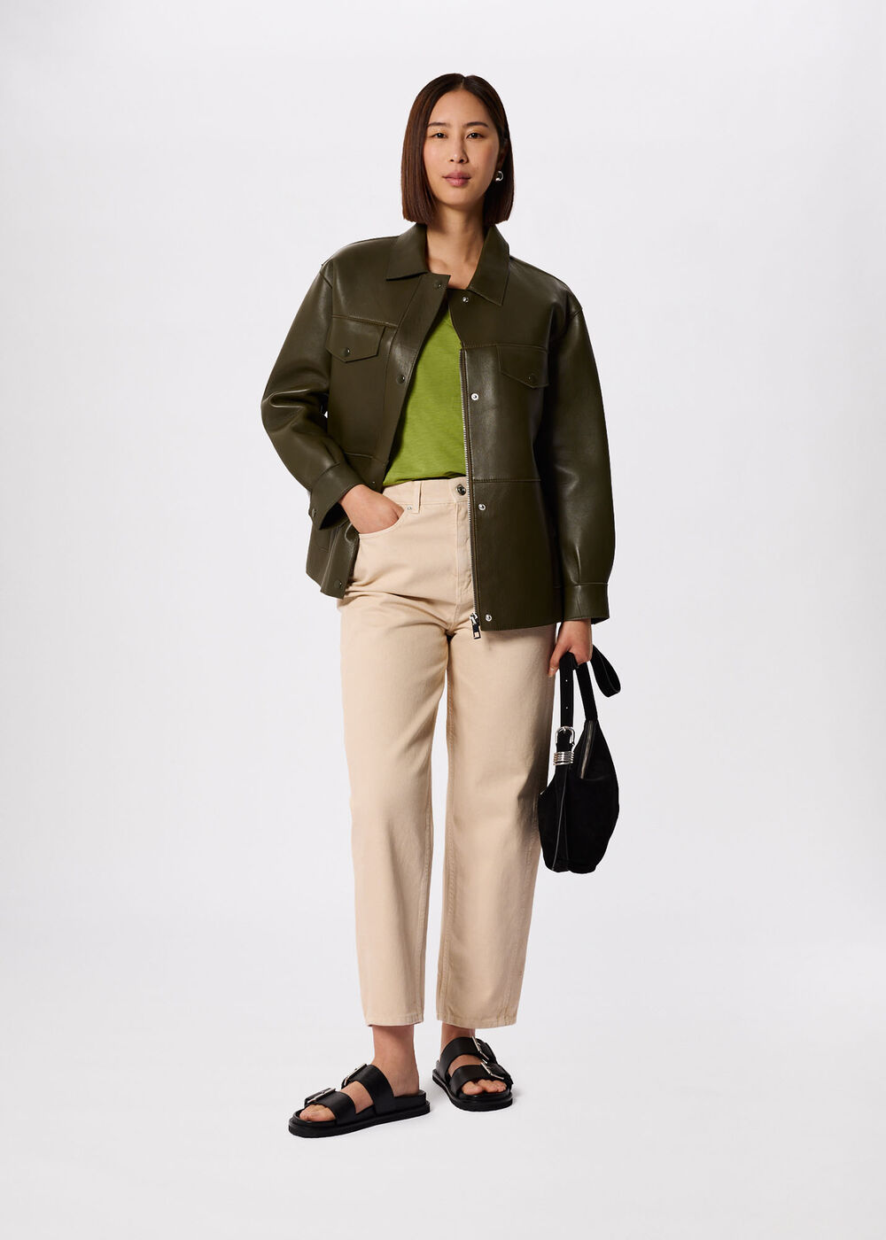 Willa V-Neck Cap Sleeve Tee