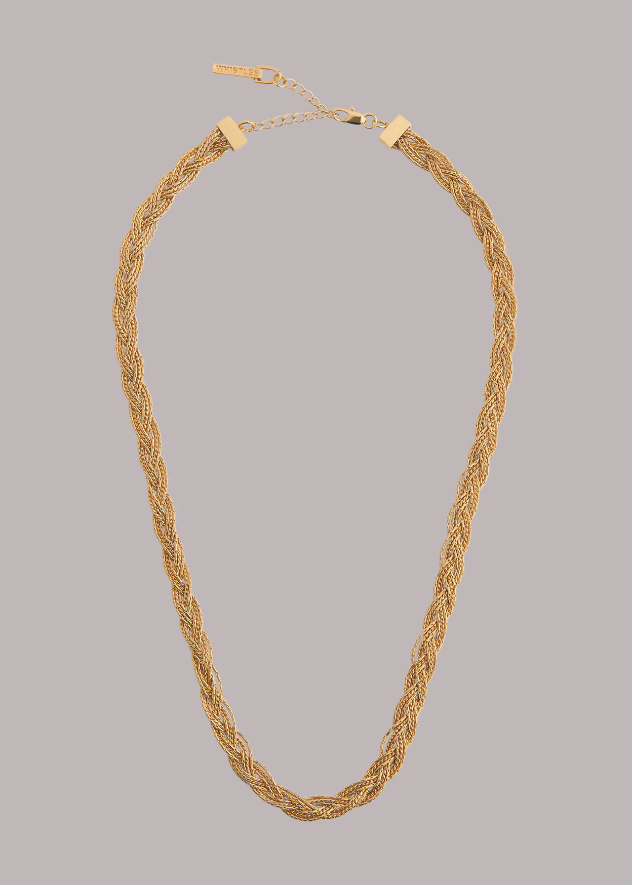 Plaited Chain Necklace
