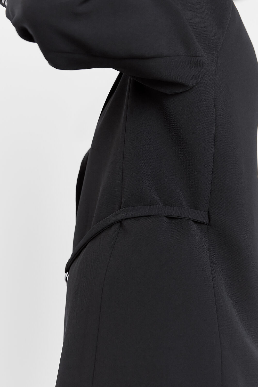 Corinna Belted Crepe Blazer