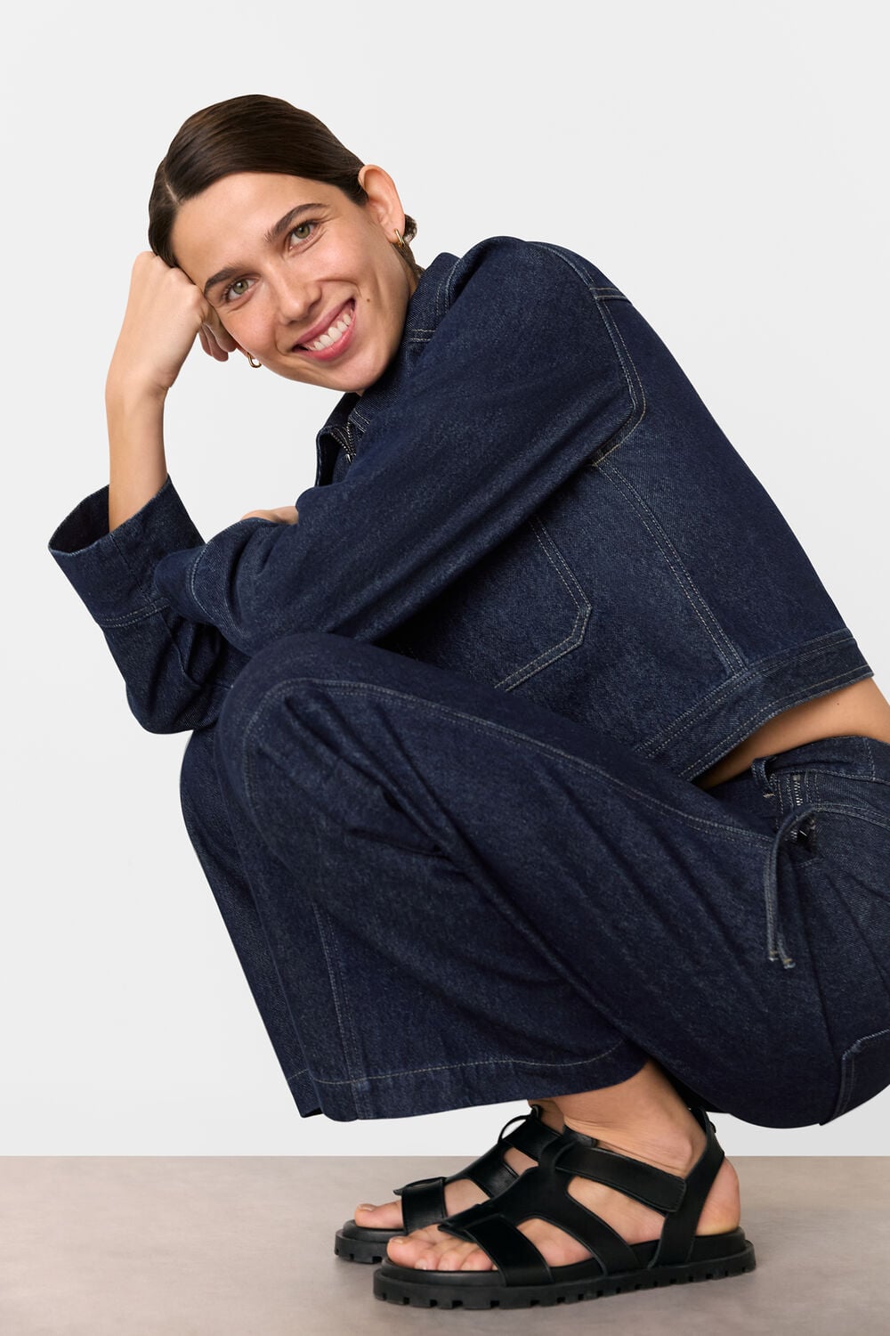 Sandy Western Denim Trouser