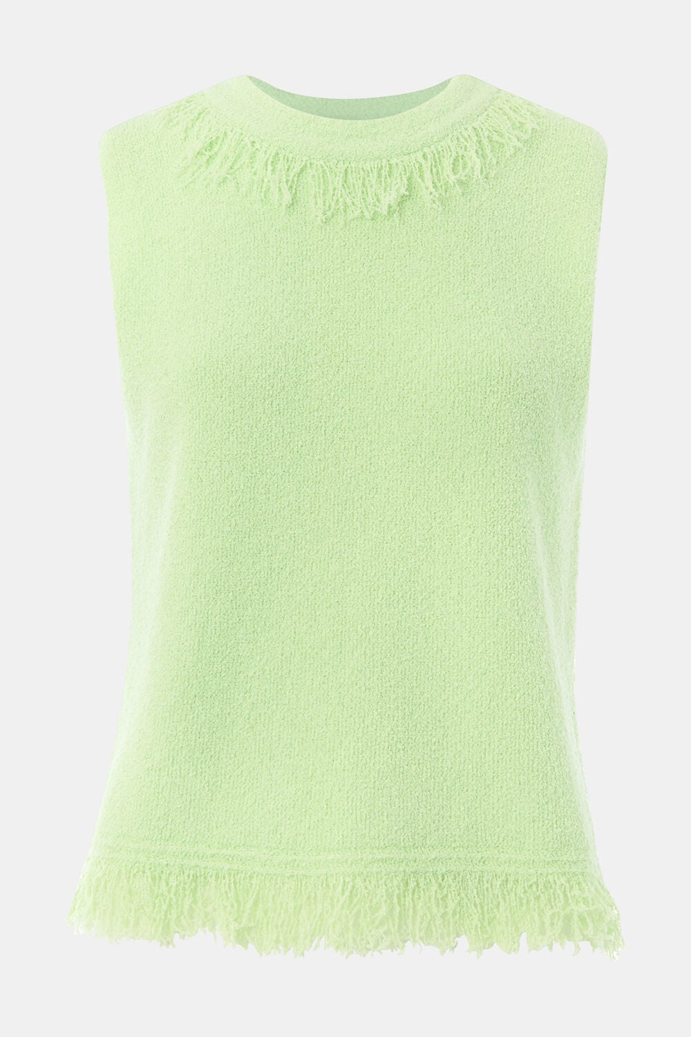 Fringe Detail Knitted Tank