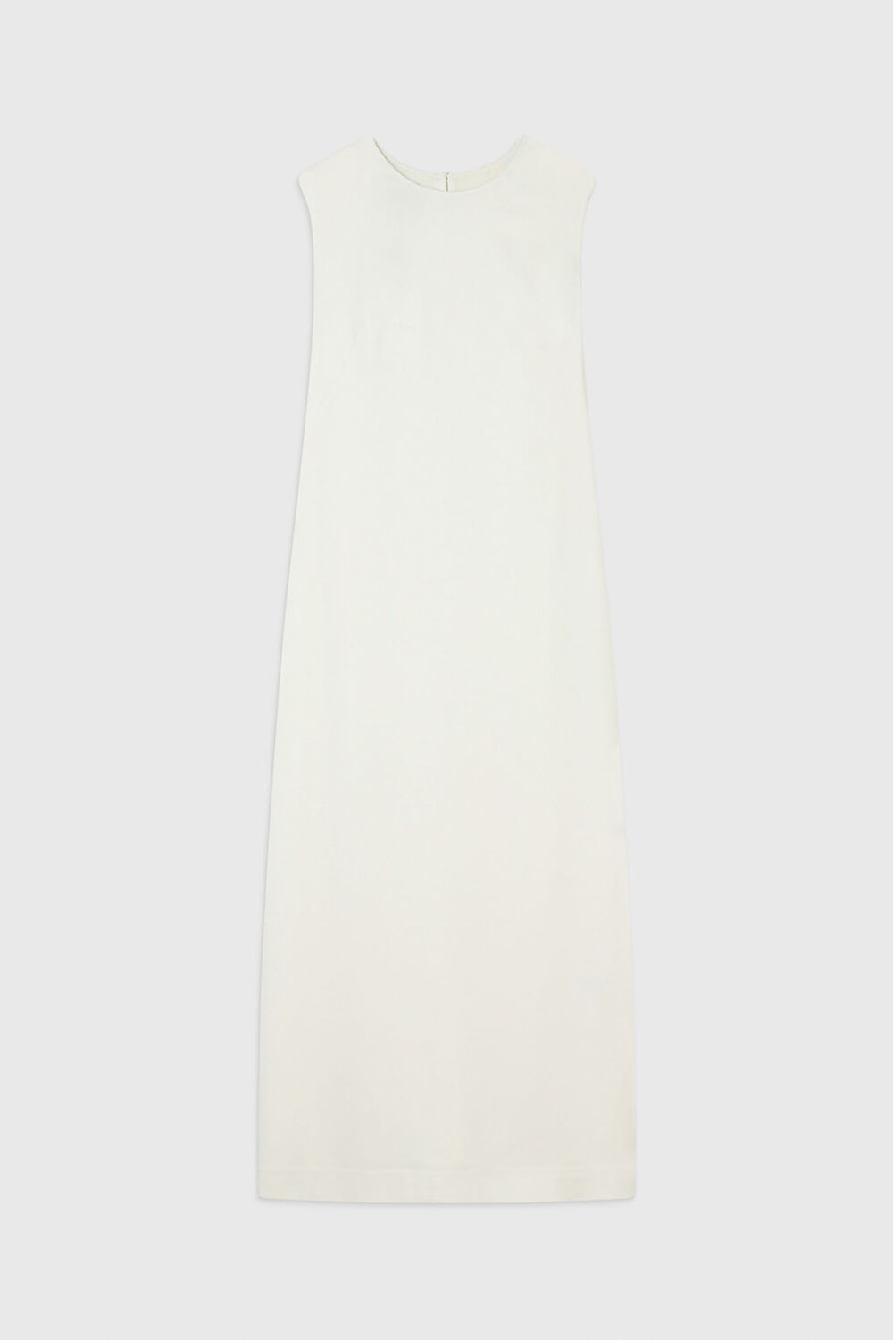 Ivory Fringe Back Midi Dress