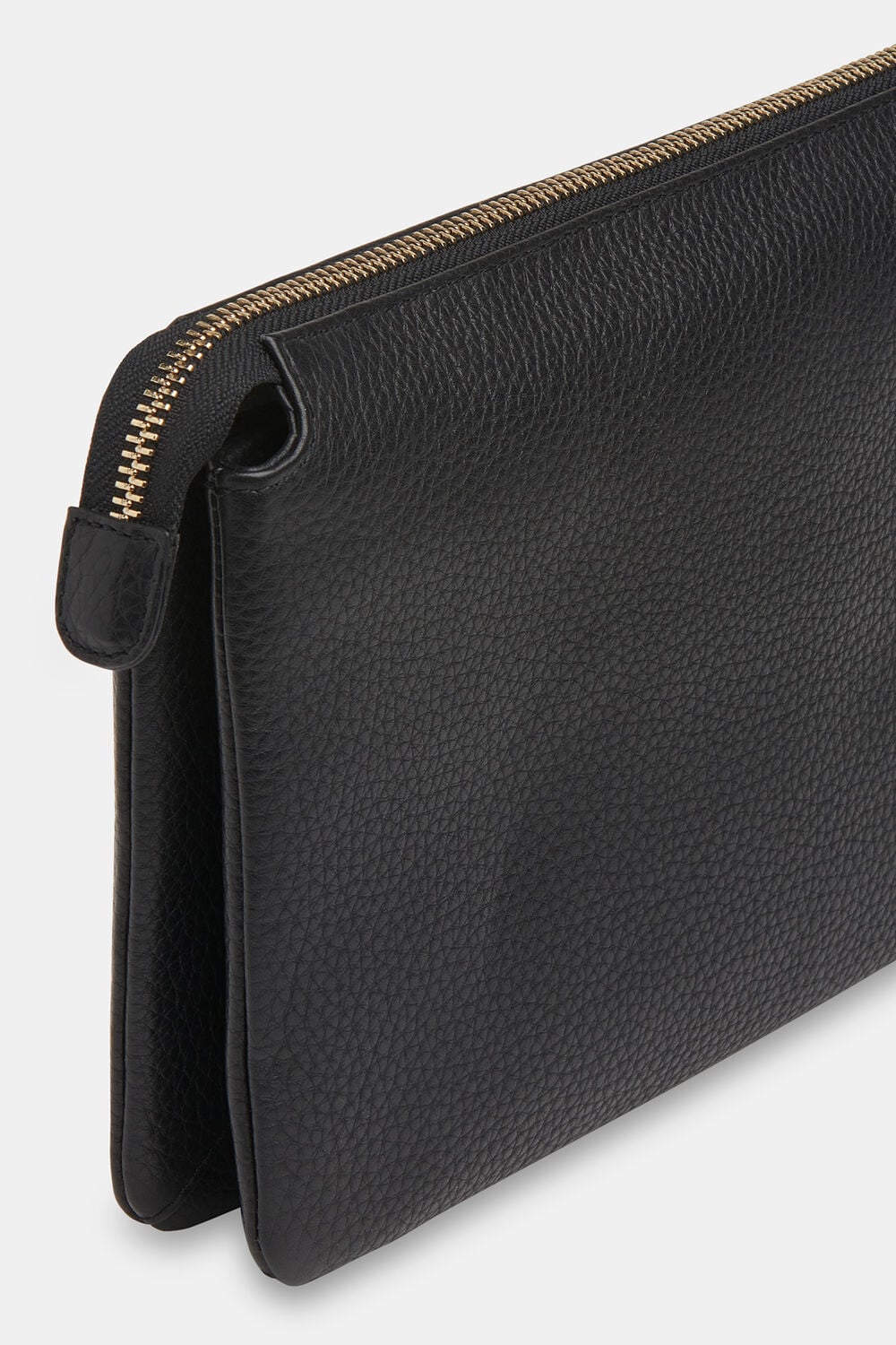 Black Elita Double Pouch Clutch