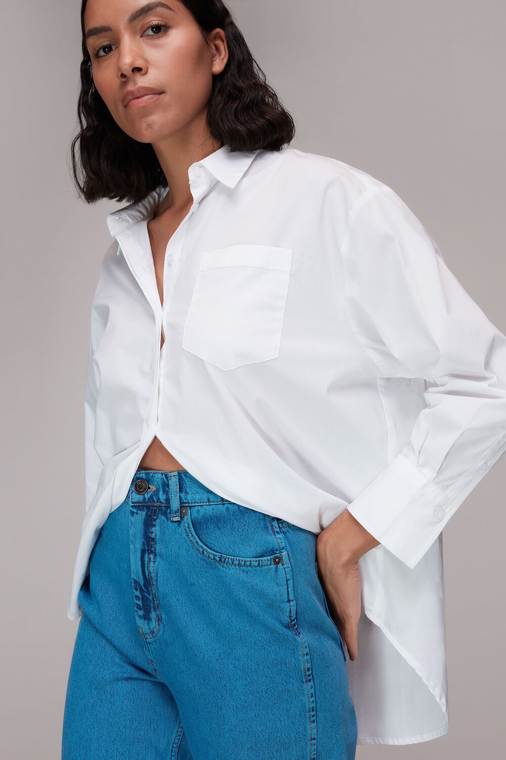 Blue Barrel Leg Authentic Jean