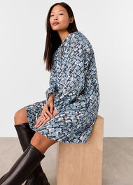 Petite Feathered Wing Marnie Dress