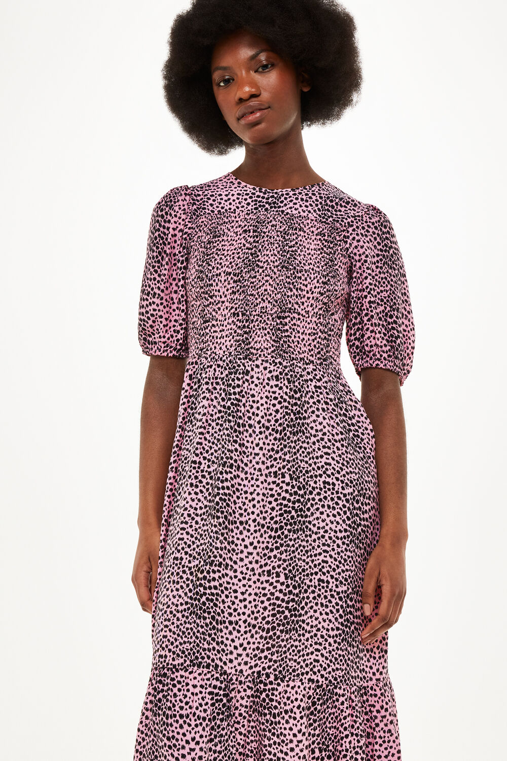 Sketched Cheetah Dress