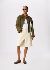 Corduroy Collar Jacket