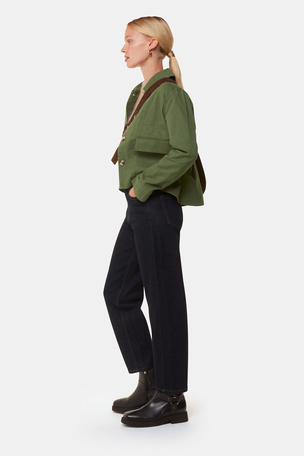 Dark Green Marie Casual Jacket
