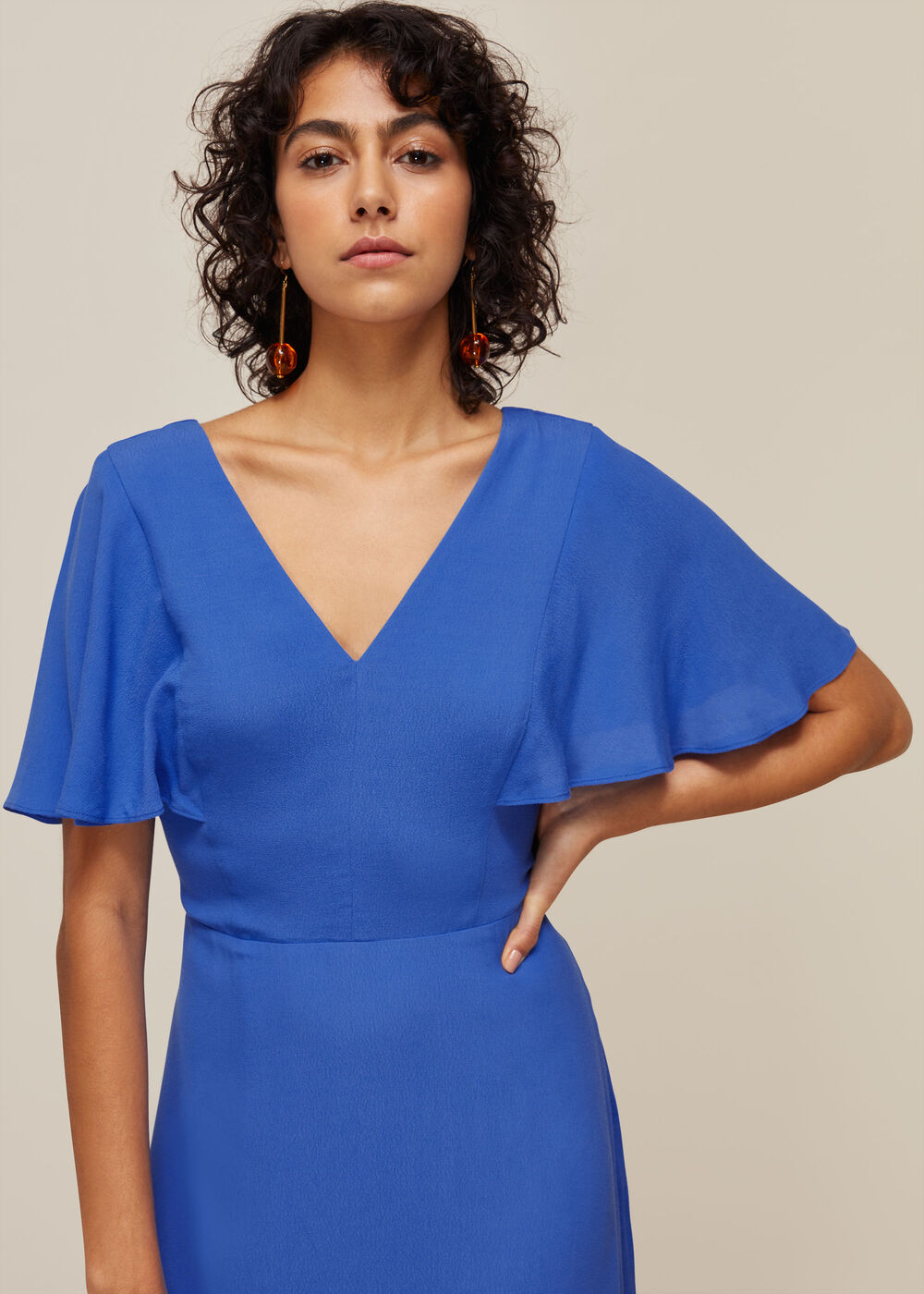 Cathy Frill Hem Dress