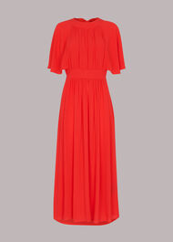 Amelia Cape Sleeve Dress