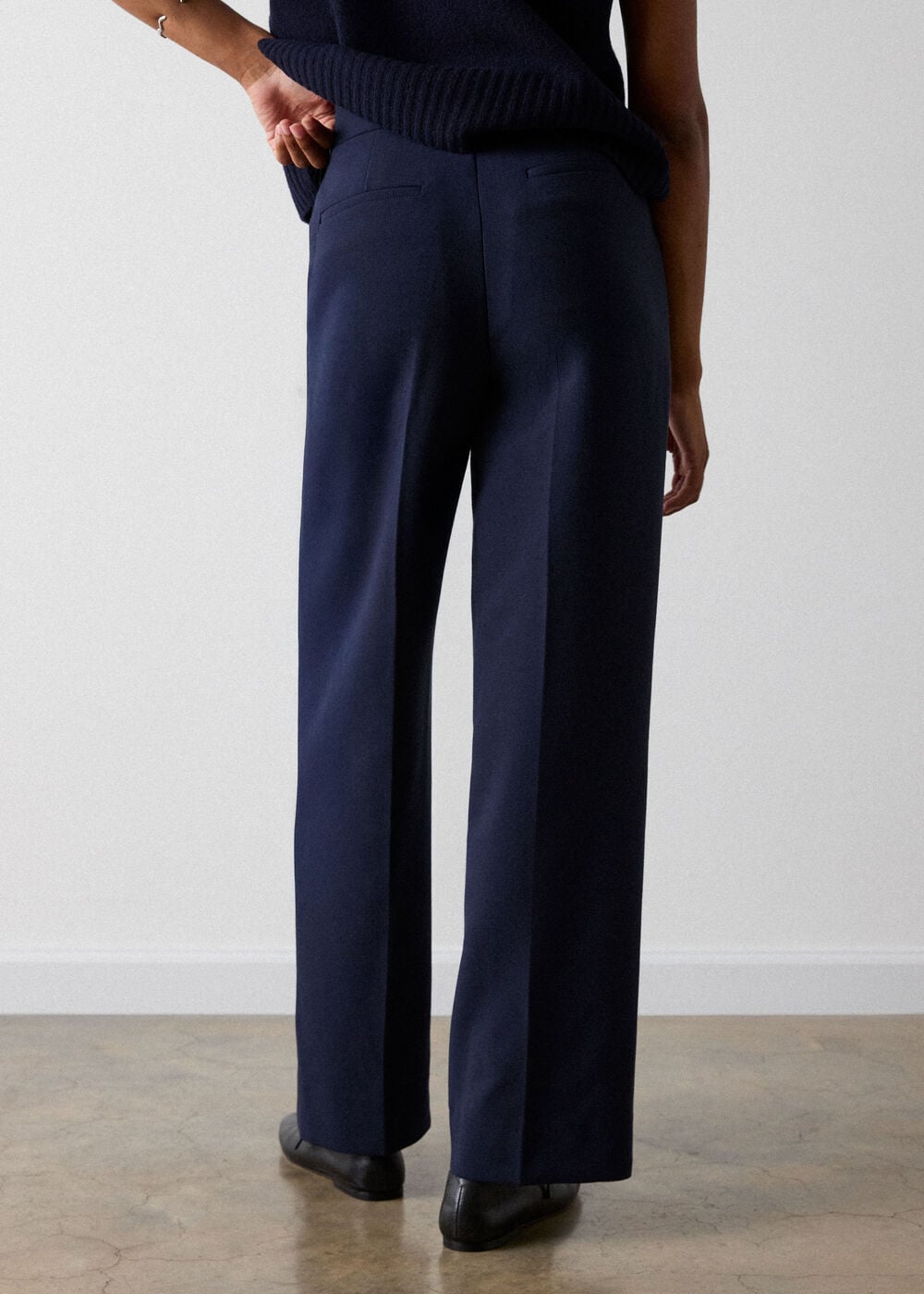 High Rise Straight Trouser