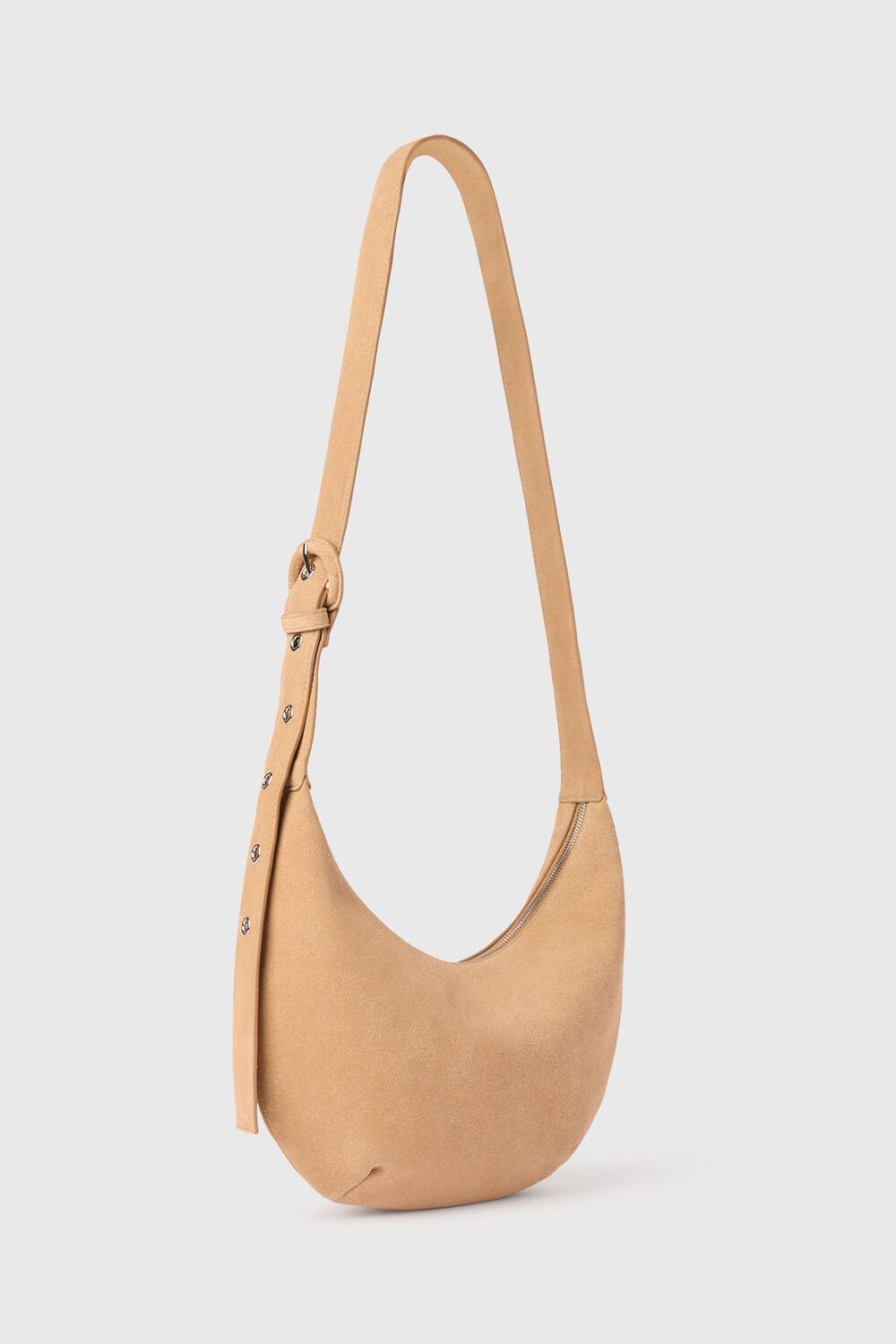 Small Sia Suede Crossbody Bag